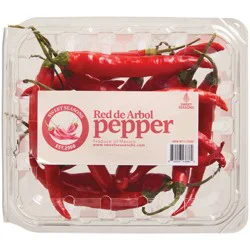 Fresh Red de Arbol Peppers