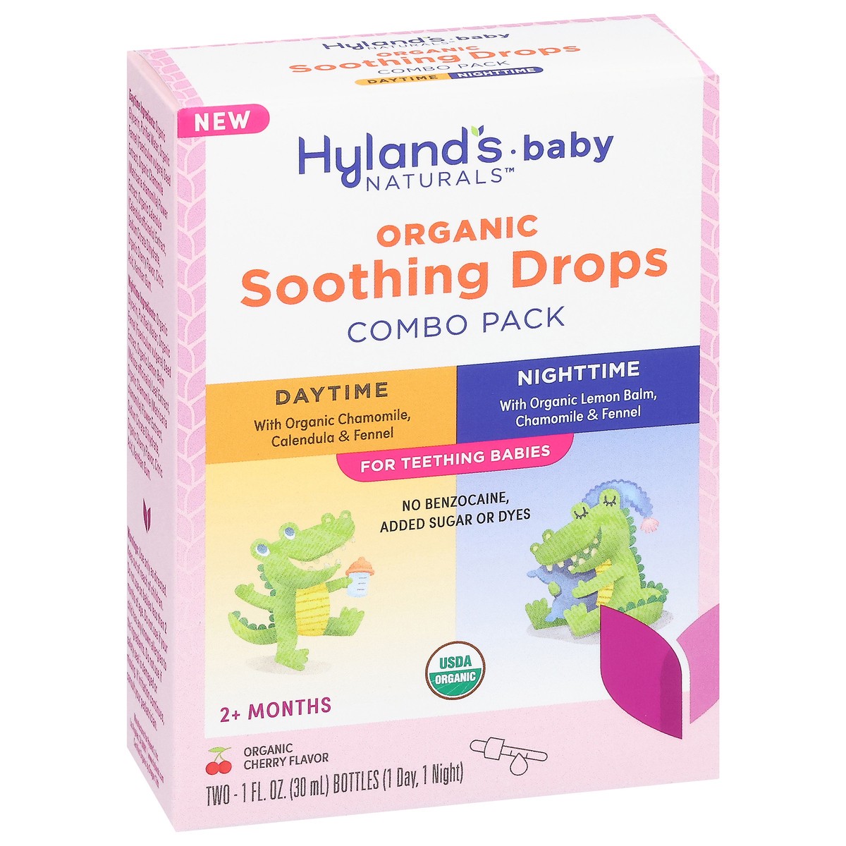 slide 2 of 4, Hyland's Baby Organic Soothing Drops Combo Pack, 2 ct