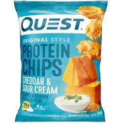 Quest Cheddar & Sour Cream Protein Chips