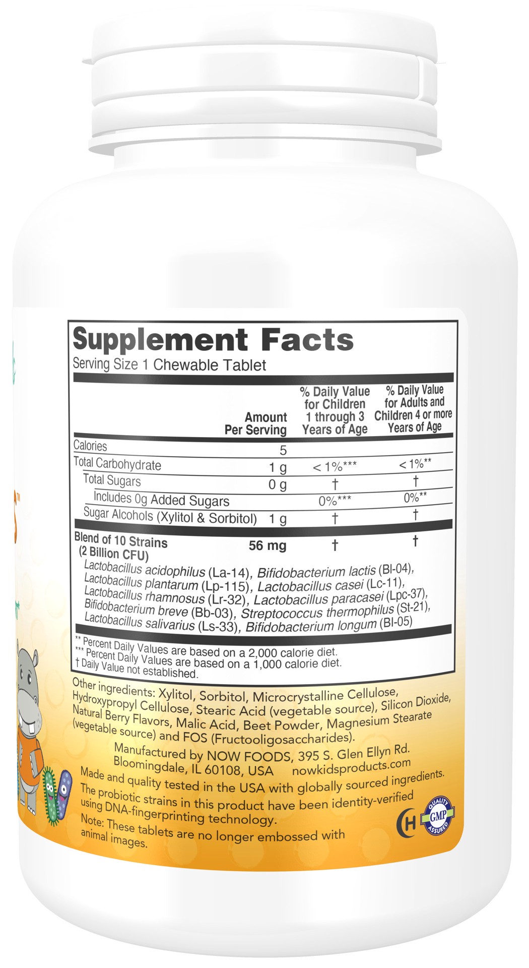 slide 2 of 4, NOW Kids BerryDophilus™ Kids - 120 Chewables, 120 ct