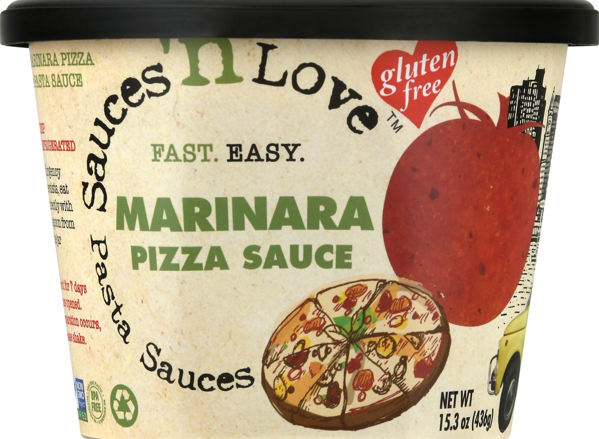 slide 1 of 13, Sauces 'n Love Marinara Pizza Sauce 15.3 oz, 15.3 oz