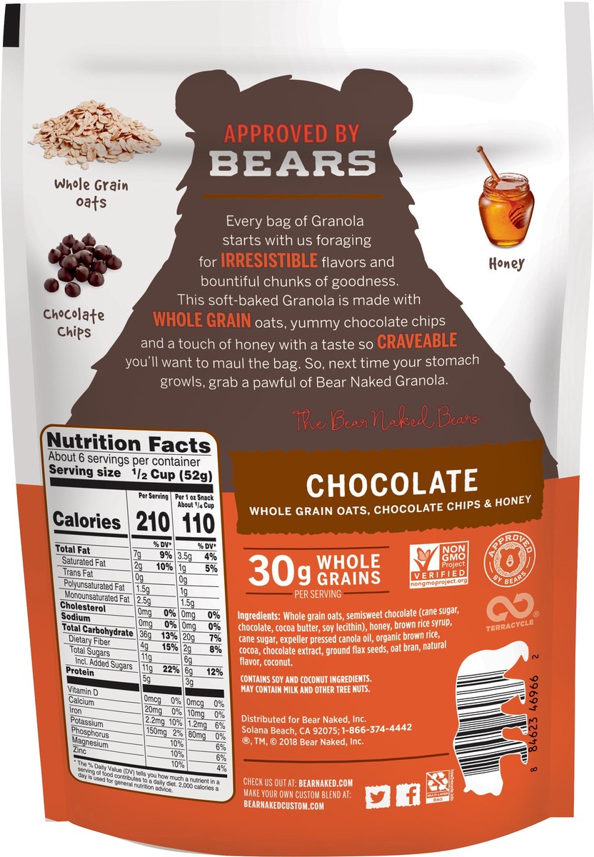 slide 3 of 3, Bear Naked Heavenly Choco Natural Granola, 12 oz