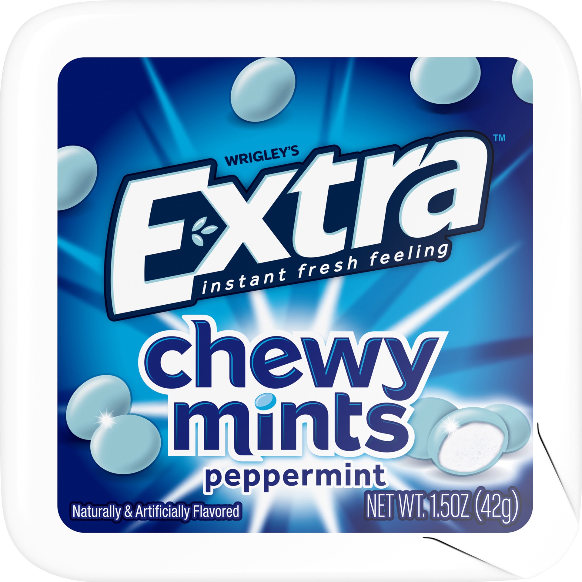 slide 1 of 5, Extra Chewy Mints Peppermint 1.5-ounce pack, 1.5 oz