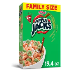 Kellogg's Apple Jacks Breakfast Cereal, 8 Vitamins and Minerals, Original