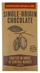 Central Market Bean To Bar Dominican Republic 69% Single-Origin Chocolate