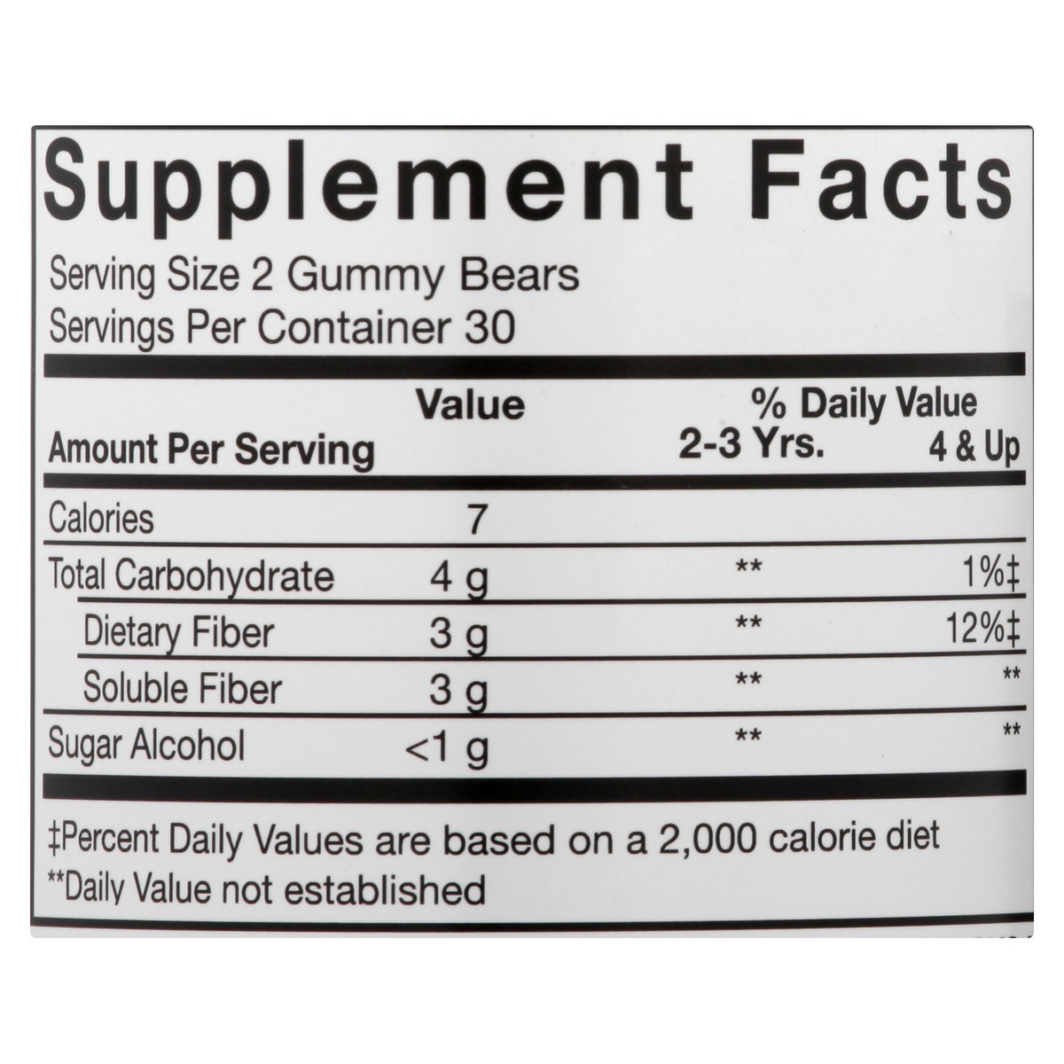 slide 4 of 10, CVS Health Children's Fiber Gummy Bears Fiber Supplement, Fruit Flavors, 60 Ct, 60 ct