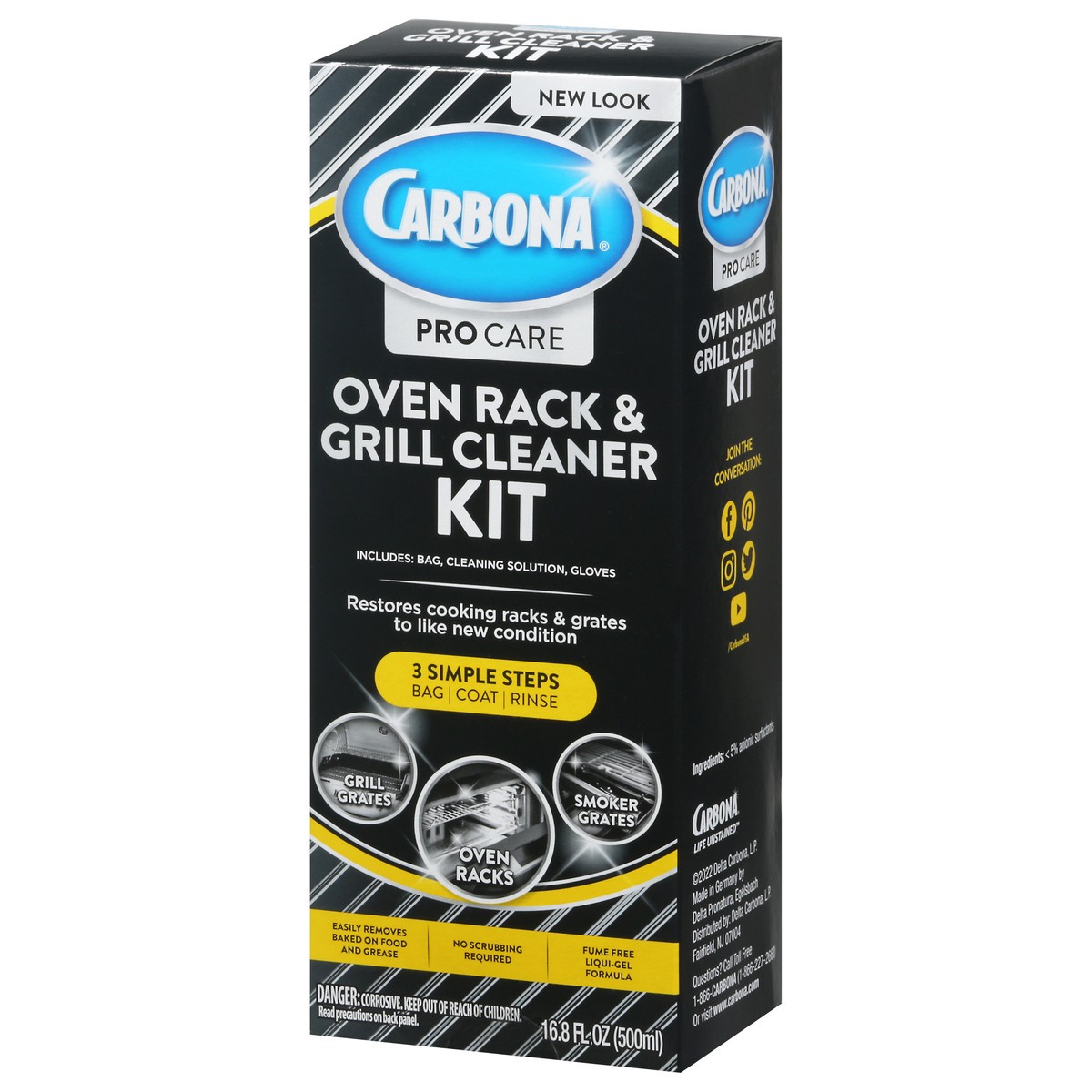 slide 6 of 10, Carbona Pro Care Oven Rack & Grill Cleaner Kit 1 ea, 1 ea