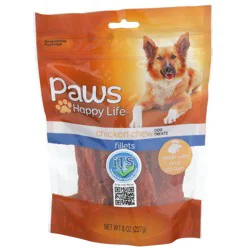 Paws Happy Life Chicken Chew Fillets Dog Treats