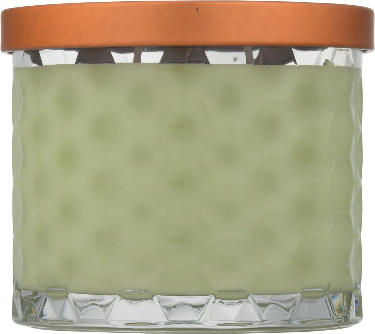 slide 8 of 9, Root Candles Tea Leaf & Honey 3 Wick Honeycomb Candle, 12 oz