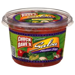 Chuck & Dave's Premium Mexican Style Medium Salsa 16 oz