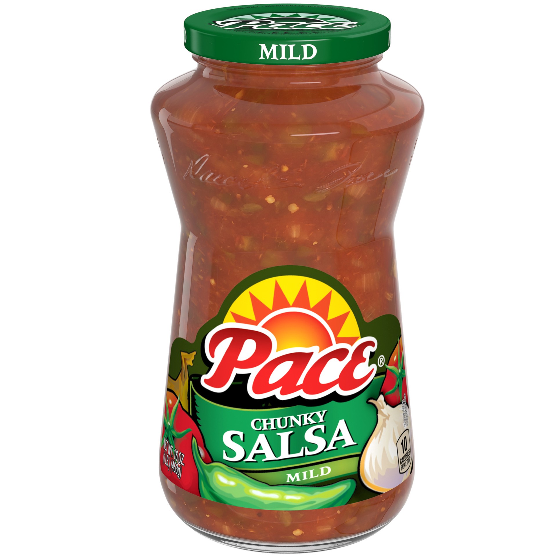 slide 1 of 5, Pace Chunky Mild Salsa, 16 oz Jar, 16 oz
