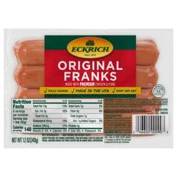 Eckrich Original Franks, 12 oz