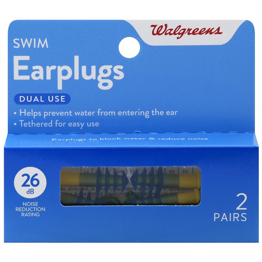 slide 1 of 5, Walgreens Swim Dual Use Earplugs, 2 ct