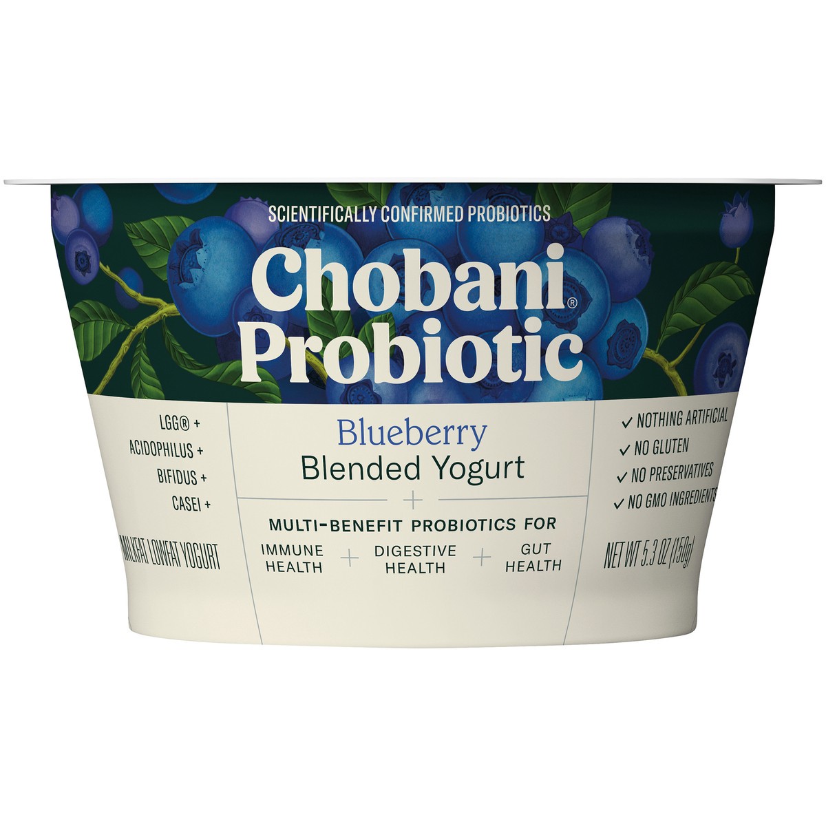 slide 8 of 12, Chobani Blueberry Probiotic Greek Yogurt, 5.3 oz