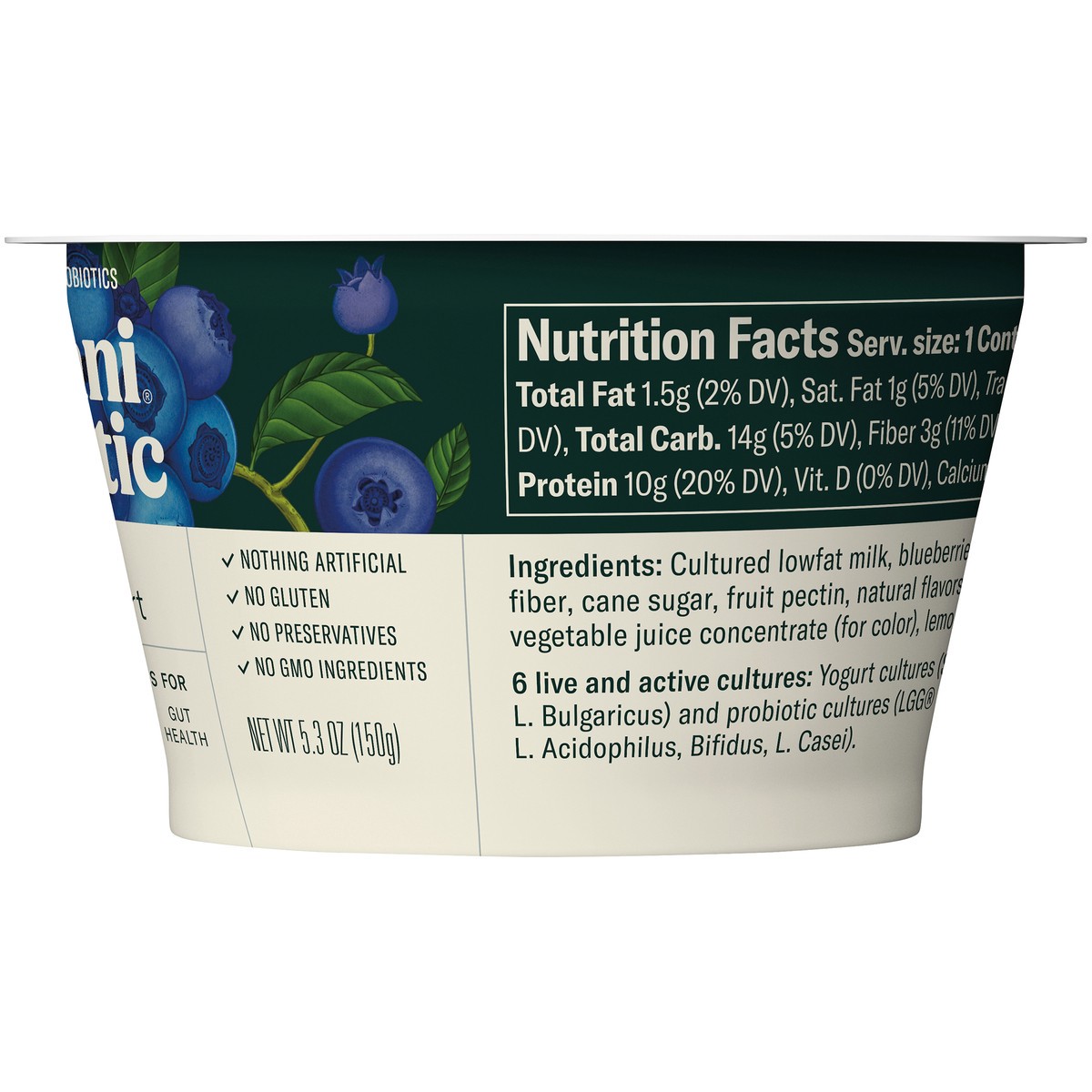 slide 12 of 12, Chobani Blueberry Probiotic Greek Yogurt, 5.3 oz