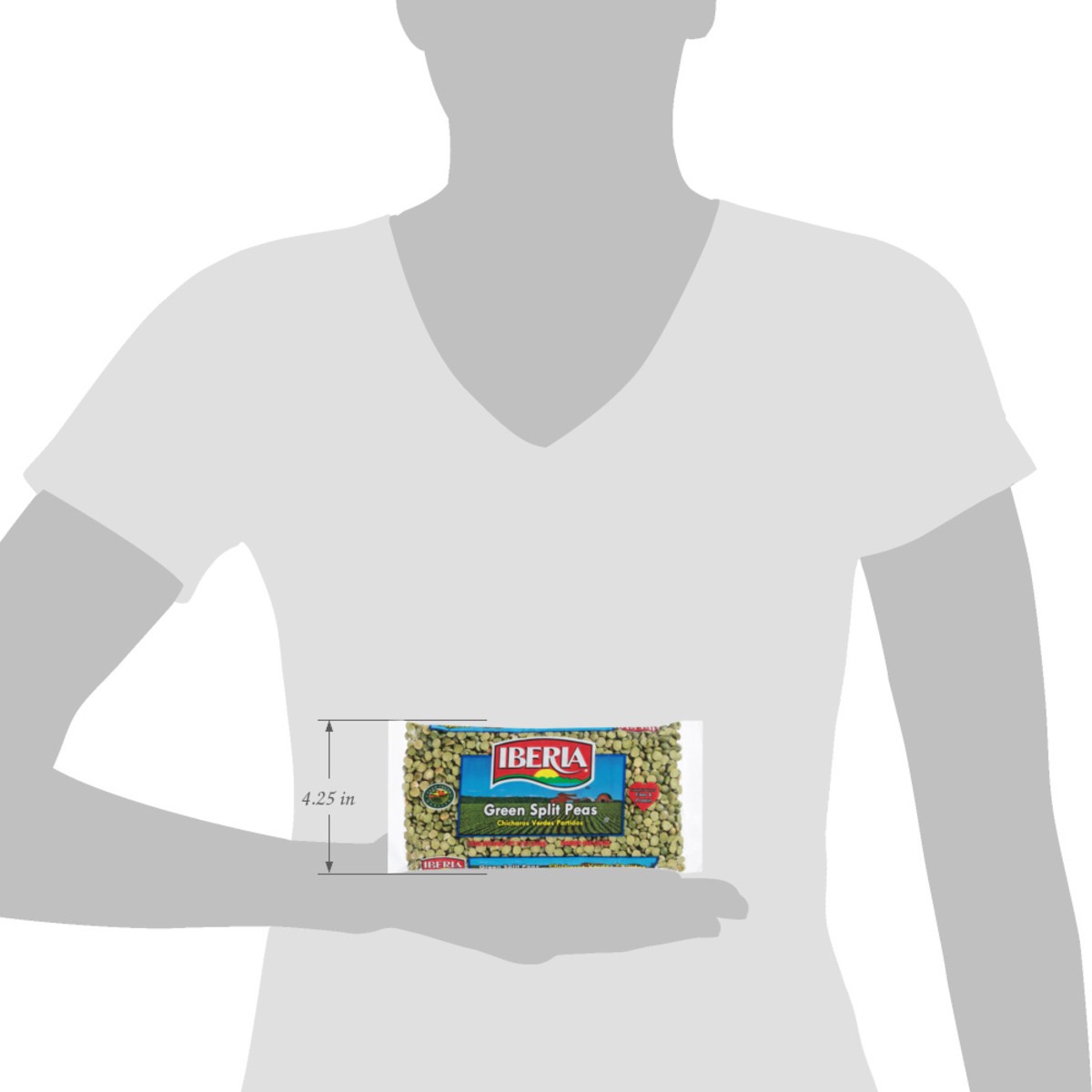 slide 5 of 13, Iberia Green Split Peas, 12 oz