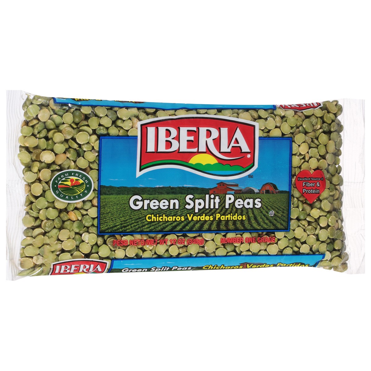 slide 11 of 13, Iberia Green Split Peas, 12 oz