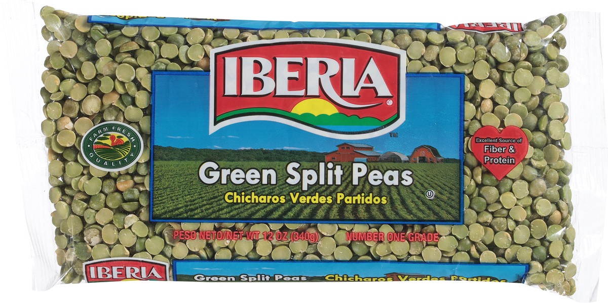slide 6 of 13, Iberia Green Split Peas, 12 oz