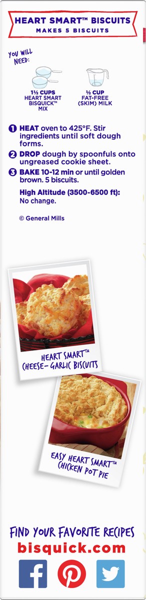 slide 9 of 13, Bisquick Betty Crocker Bisquick Heart Smart Pancake and Baking Mix, 40 oz