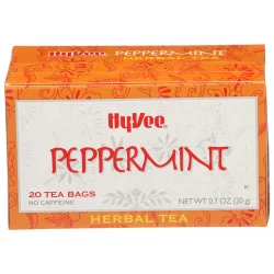Hy-vee Peppermint Herbal Tea Bags - 20 ct; 0.07 oz - 20 ct; 0.07 oz