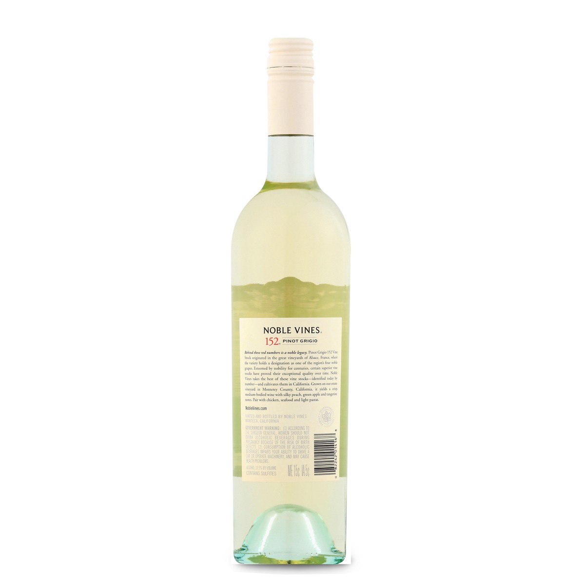 slide 6 of 11, Noble Vines Pinot Grigio, 152, Monterey County, 750 ml