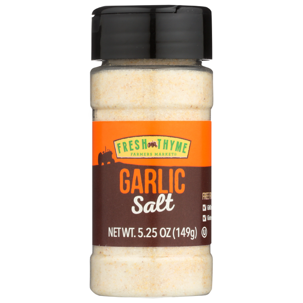 slide 1 of 1, Fresh Thyme Farmers Market Garlic Salt, 5.25 oz
