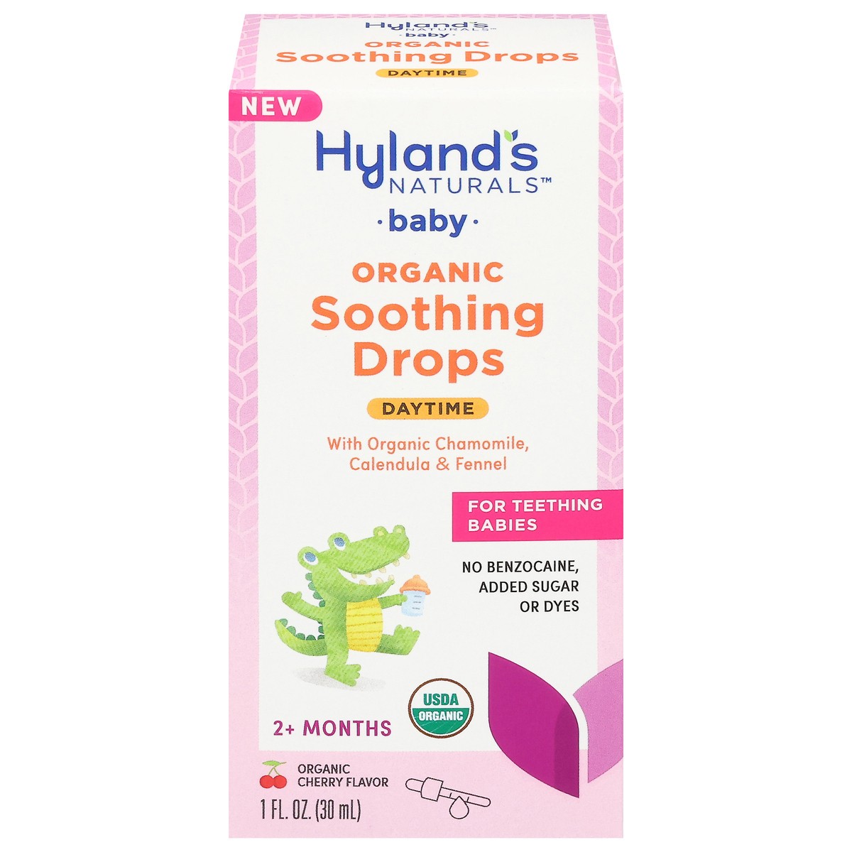 slide 2 of 4, Hyland's Baby Organic Soothing Drops Daytime, 1 oz