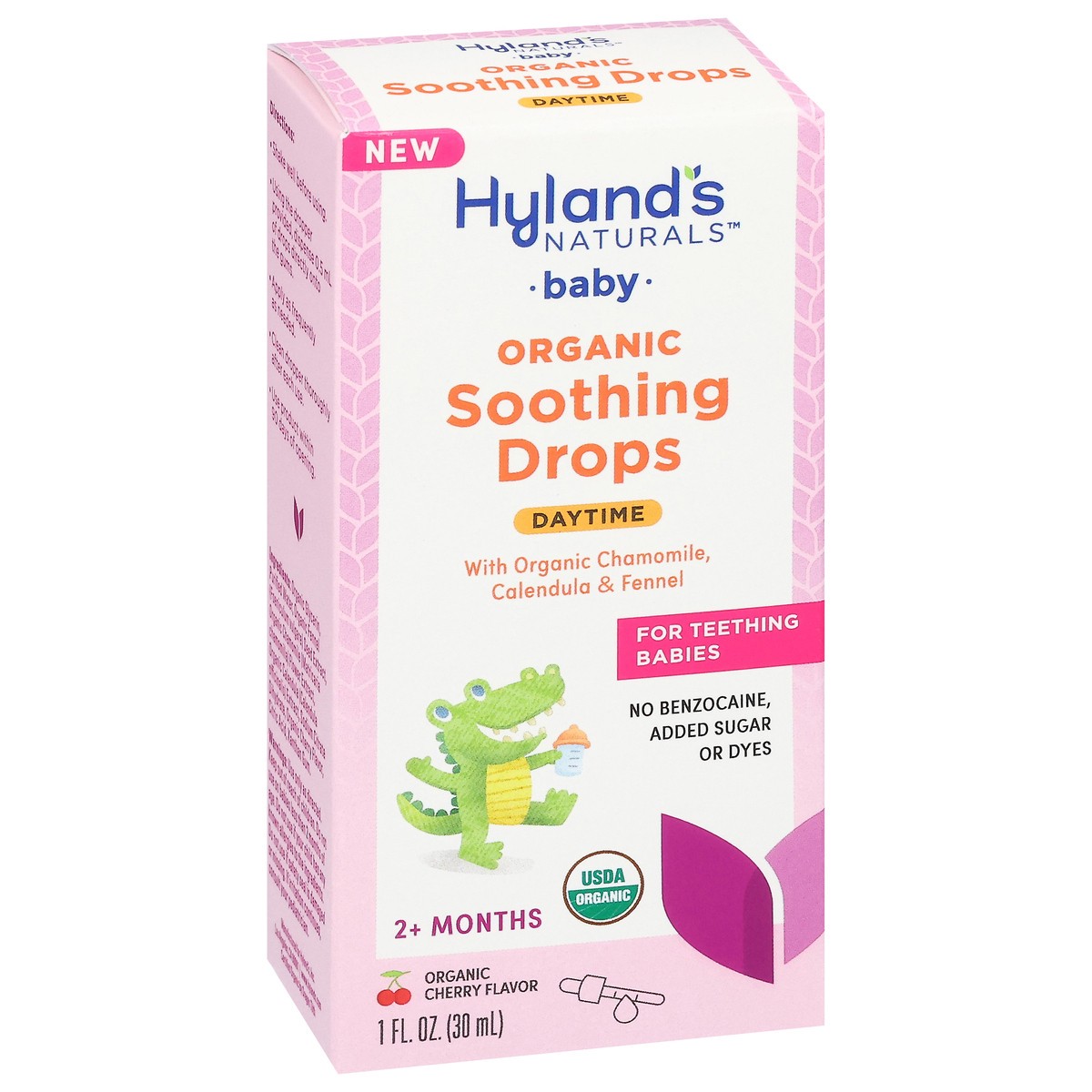 slide 3 of 4, Hyland's Baby Organic Soothing Drops Daytime, 1 oz