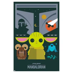 Trends Star Wars: The Mandalorian - Geo Pop Group Poster, 22.375 in x 34 in