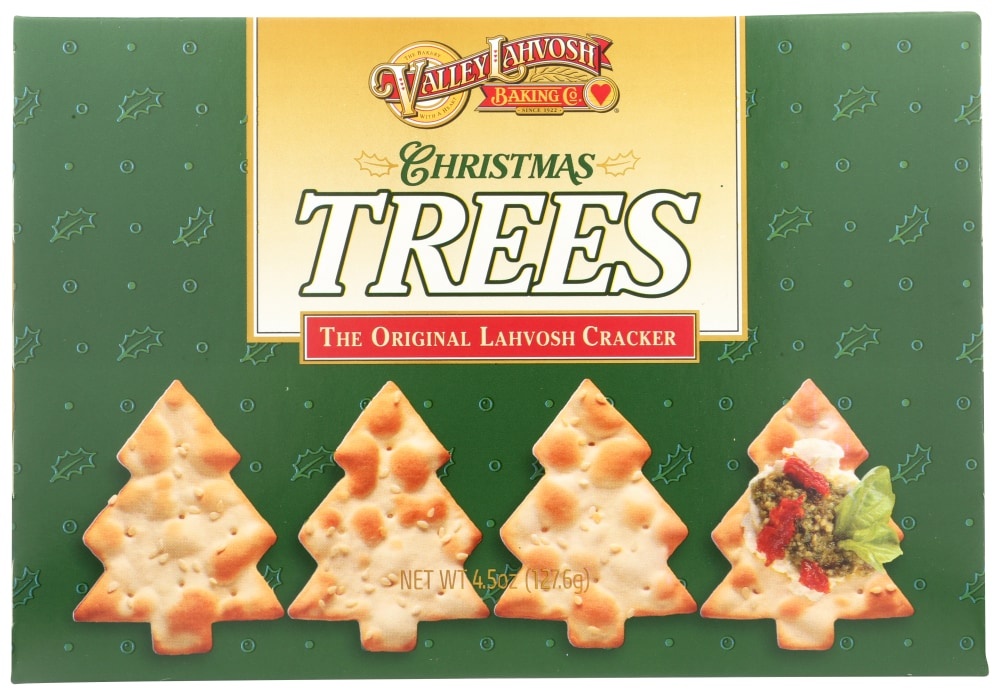 slide 1 of 1, Valley Lahvosh Baking Co. Original Tree Shaped Crackers, 4.5 oz