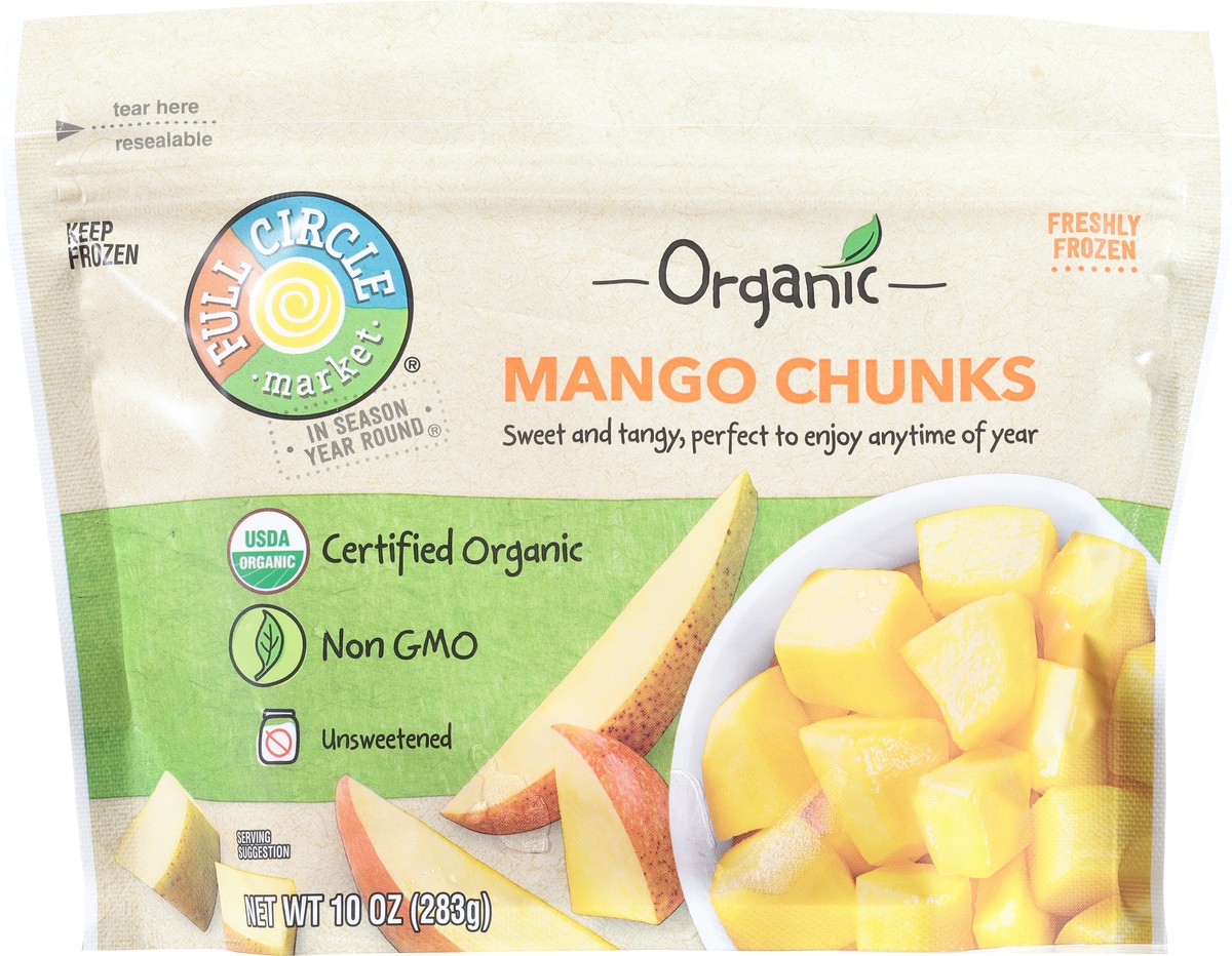 slide 5 of 9, Full Circle Market Organic Mango Chunks 10 oz, 10 oz