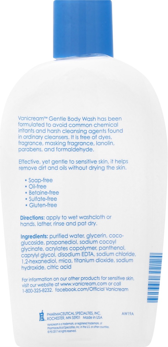 slide 9 of 12, Vanicream Gentle Body Wash for Sensitive Skin 12 fl oz, 12 fl oz