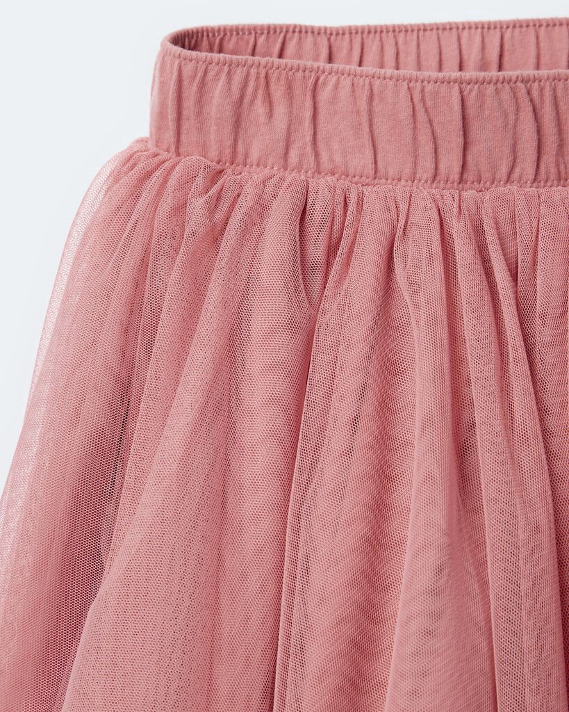 slide 4 of 6, Otteravenue Toddler Girl Avenue Twirl™ Mini Skirt with Tulle - Pink Pink 3T, 1 ct
