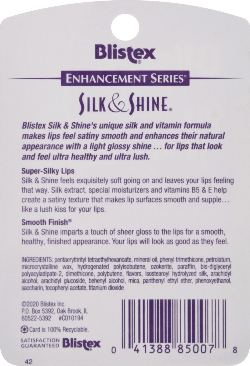 slide 8 of 9, Blistex Silk & Shine SPF 15 Lip Protectant, 0.13 oz