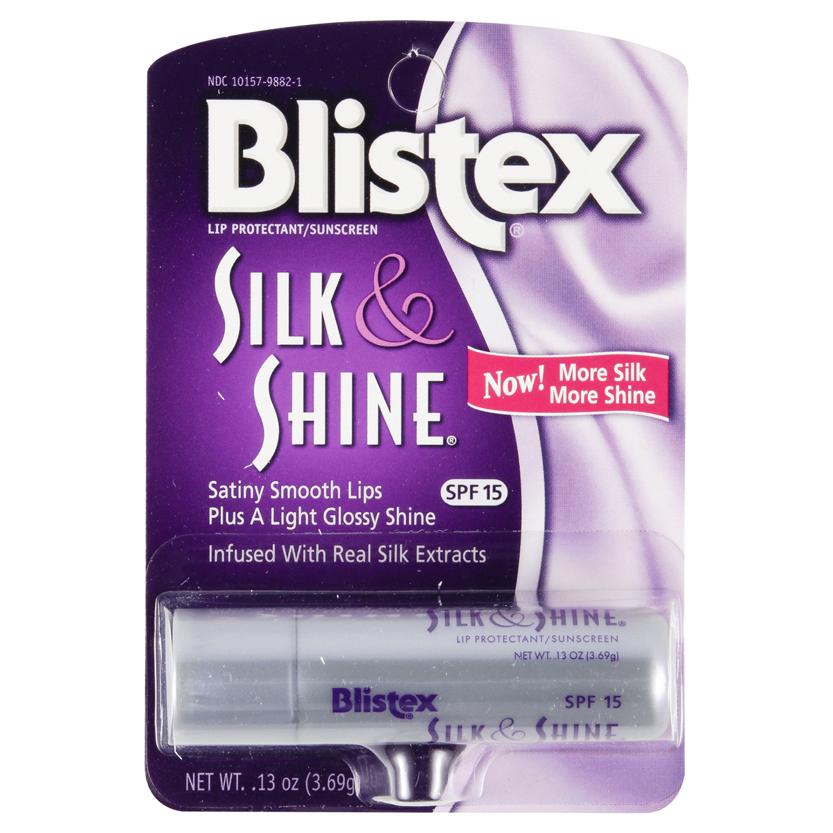slide 1 of 2, Blistex Lip Moisturizer, Silk & Shine, 0.13 oz