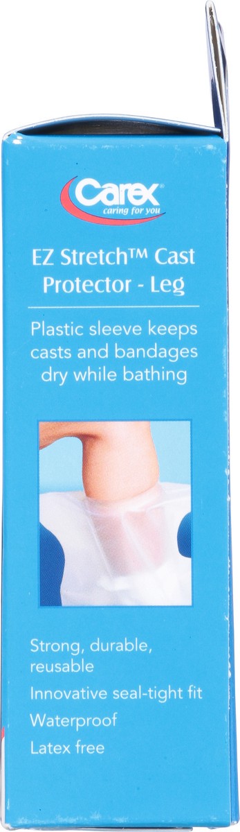 slide 2 of 9, Carex EZ Stretch 24 Inch Leg Cast Protector 1 ea, 1 ct