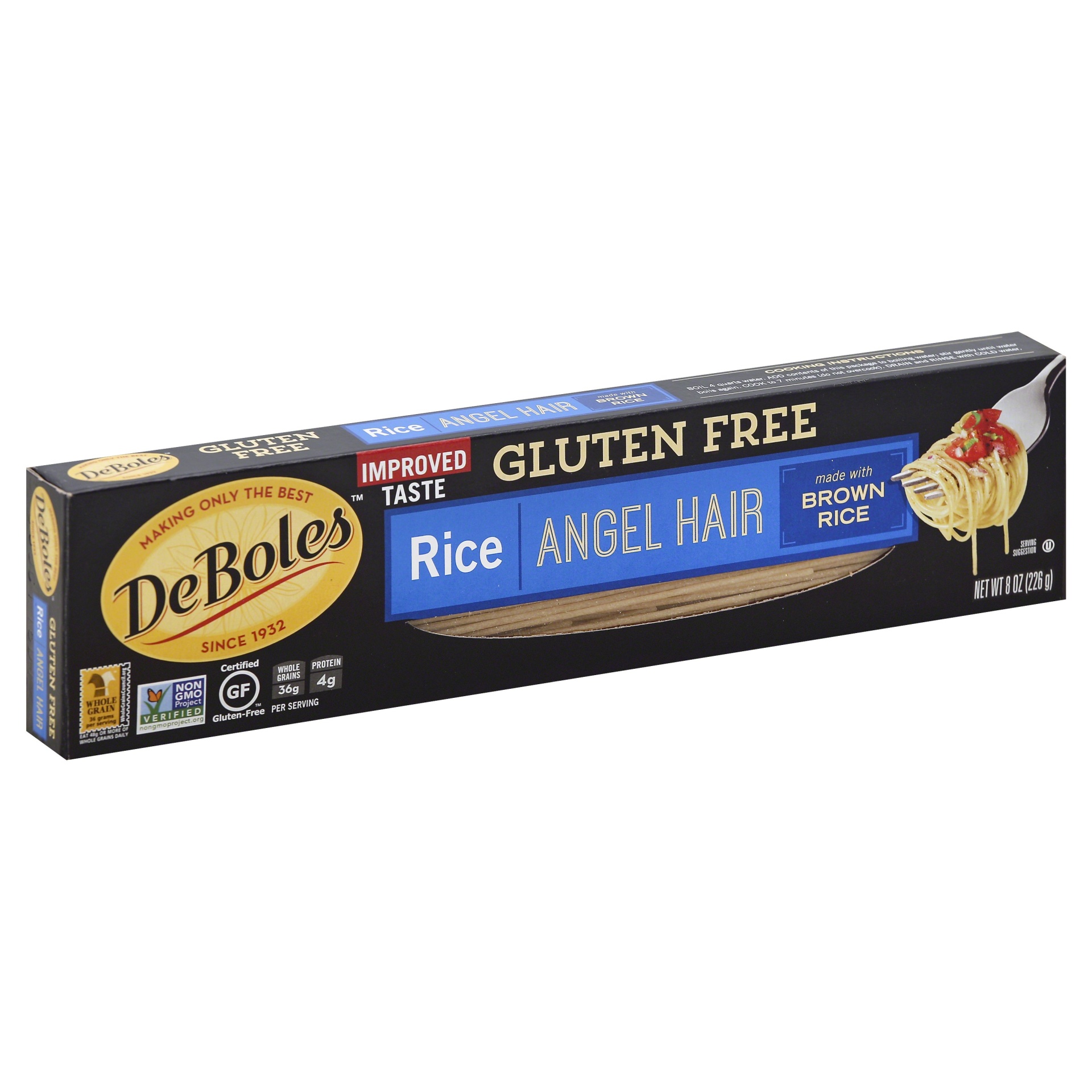 slide 1 of 1, DeBoles Gluten Free Rice Angel Hair, 8 oz