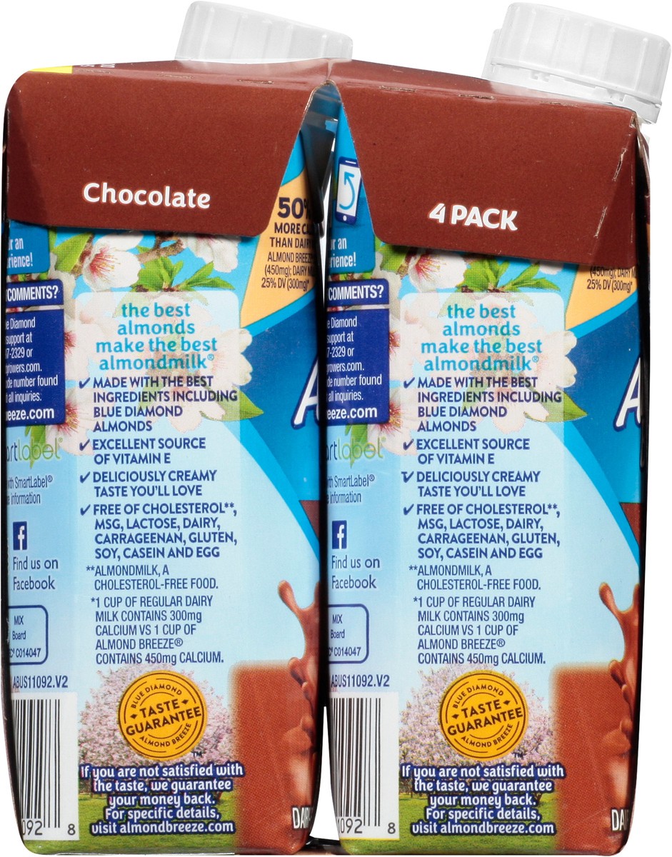 slide 7 of 9, Almond Breeze Chocolate Almondmilk 4 8 fl oz 4 ea, 