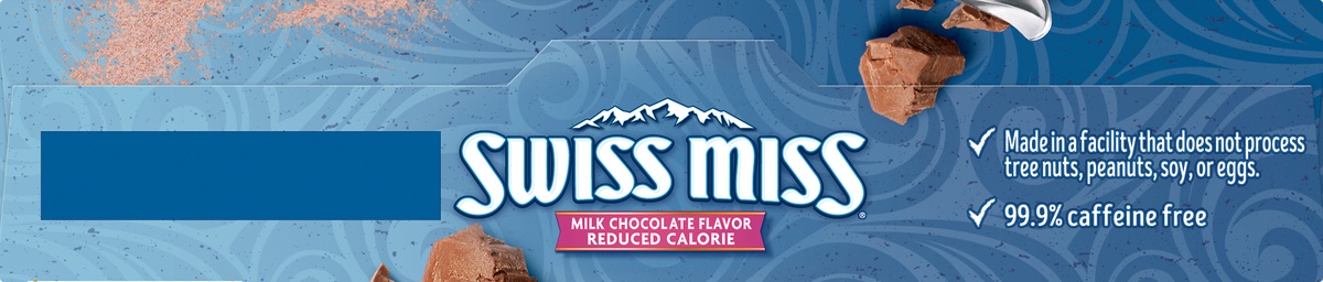 slide 6 of 11, Swiss Miss Reduced Calorie Milk Chocolate Flavored Hot Cocoa Mix, 8 ct; 0.39 oz