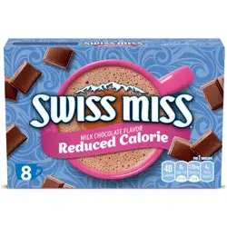Swiss Miss Reduced Calorie Milk Chocolate Flavor Hot Cocoa Mix Envelope 8 ea