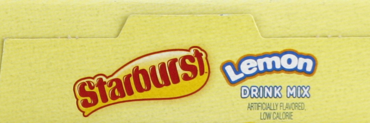 slide 2 of 6, Starburst Singles Lemon Drink Mix, 6 ct