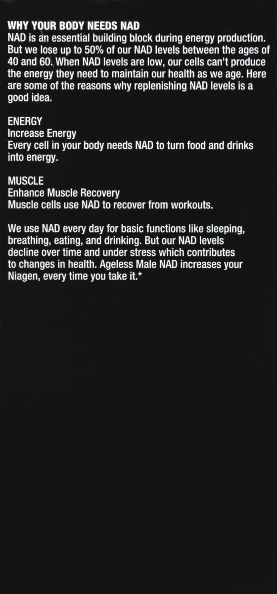 slide 6 of 9, New Vitality Ageless Male Core Energy, 60 ct