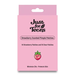 Just for Teens Pimple Patches with Strawberry Scent 36ct