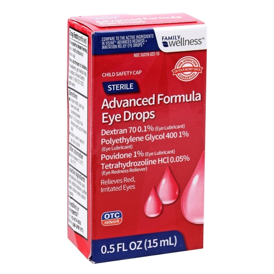 slide 1 of 1, Family Care Family Wellness Advanced Formula Eye Drops., 0.5 fl oz
