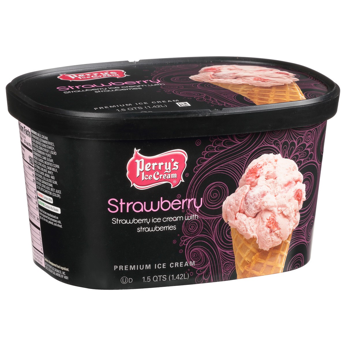 slide 7 of 9, Perry's Ice Cream Premium Strawberry Ice Cream 1.5 qt, 1.5 qt