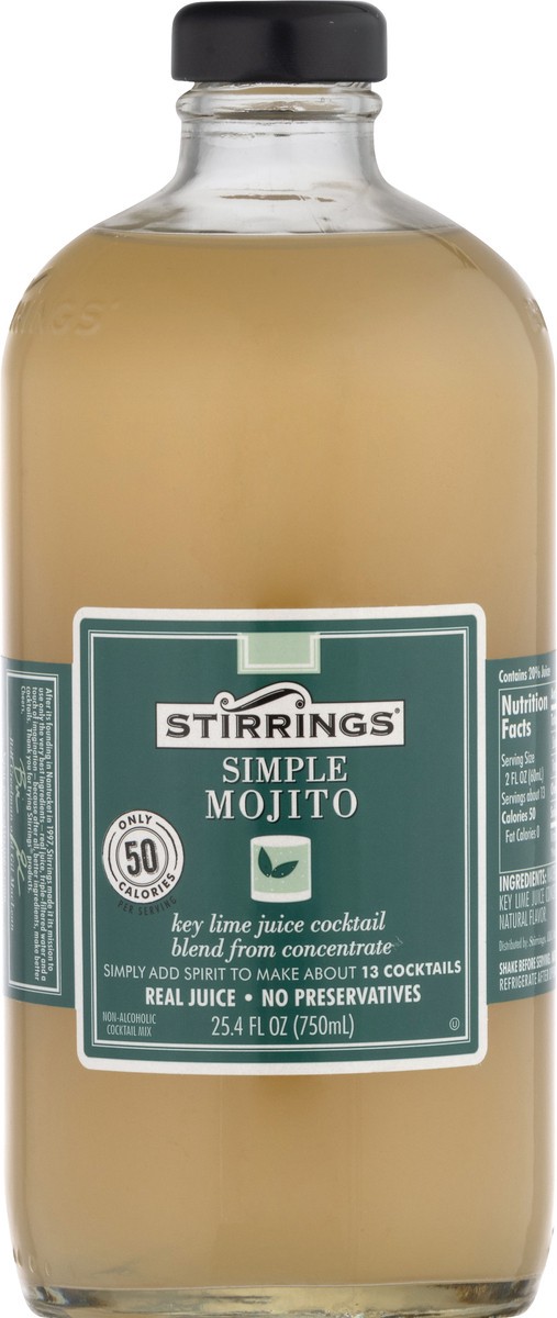 slide 1 of 12, Stirrings Simple Mojito Non-Alcoholic Cocktail Mix 25.4 oz, 25.4 oz