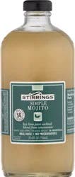 Stirrings Mojito Cocktail Mix, Non Alcoholic Cocktail Mixer, 750ml Bottle