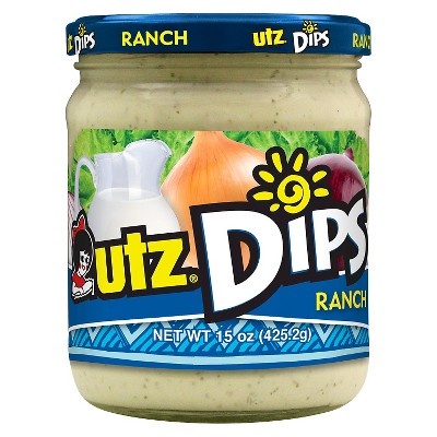 slide 1 of 1, Utz Ranch Dip, 15 oz