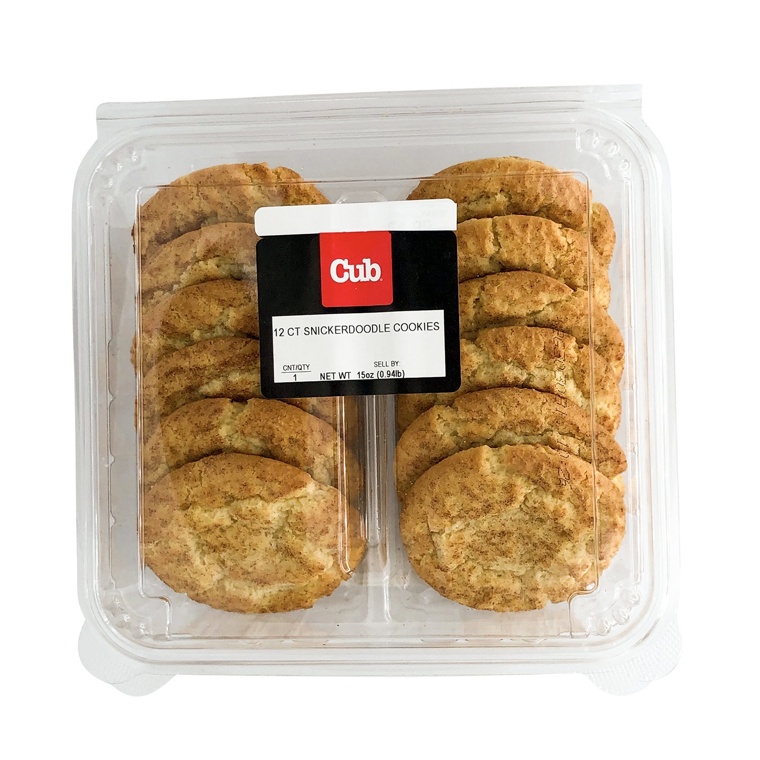 slide 1 of 1, Cub Store Brand Snickerdoodle Cookies, 1 ct