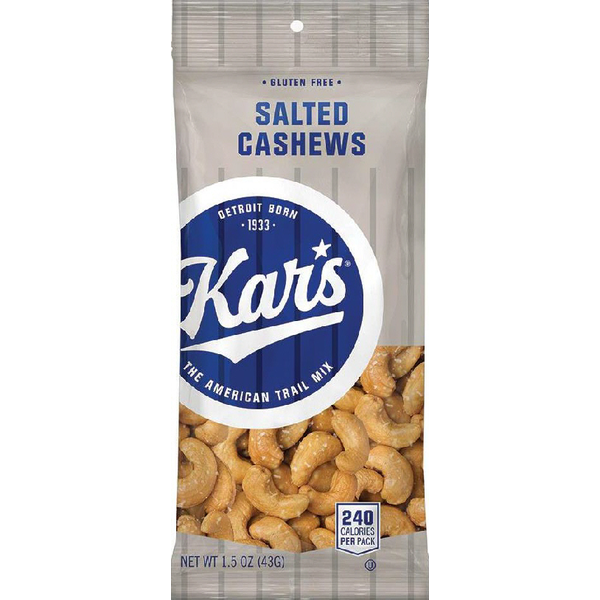 slide 1 of 1, Kar's Salted Cashews, 1 ct